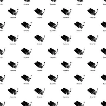 Dynamite pattern seamless Stock Illustration
