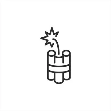 Dynamite Sticks Icon Stock Illustration