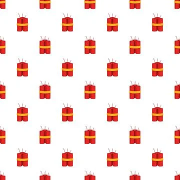 Dynamite sticks pattern creating explosive danger concept 库存插图