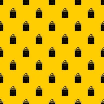 Dynamite sticks pattern Stock Illustration