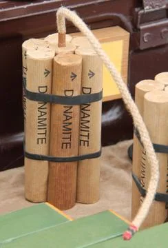 Dynamite Sticks. Stock Photos