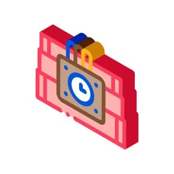 Dynamite Tool isometric icon vector illustration Stock Illustration