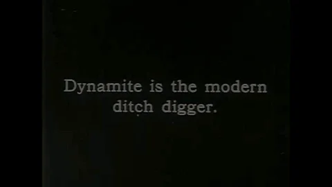 Dynamite is used to dig ditches, tear down buildings, and break ice in the Stock Footage 139644899