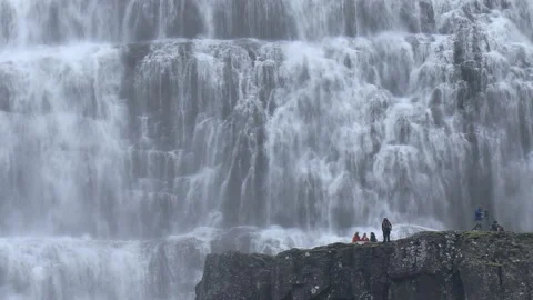 Dynjandi Falls, Iceland Stock Footage