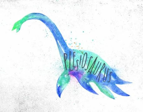 Dynosaur plesiosaurus vivid Stock-Illustration