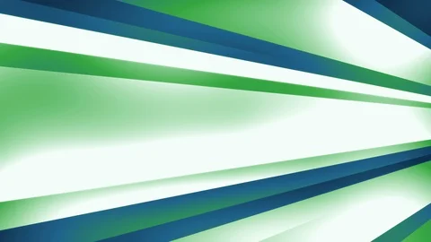 DynStripes Blue Green - 4k Dynamic 3D Shapes Motion Background Video Loop Stock Footage 99893018