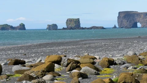 Dyrholaey Vídeo Stock 124069272