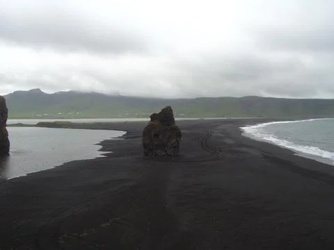 Dyrholaey Foto stock