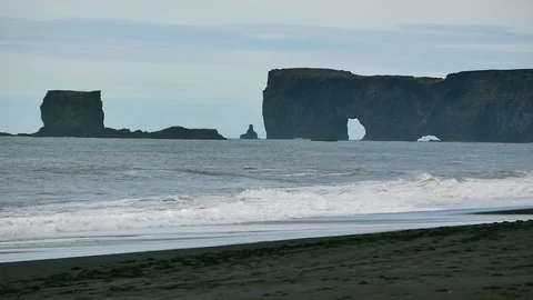 Dyrholaey promontory Stock Footage 127004627