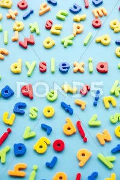 Dyslexia, conceptual image Stock Photos