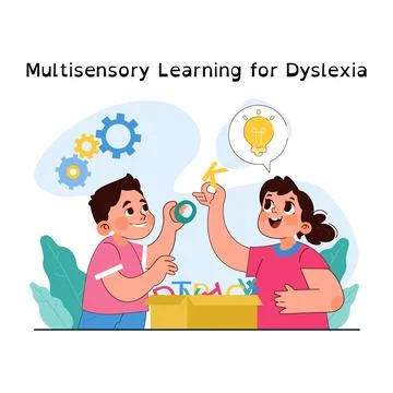 Dyslexia. Learning disorder or disability. Reading, writing or understanding Illustrazione stock