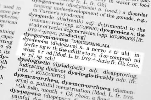 Dyslexia Stock Photos