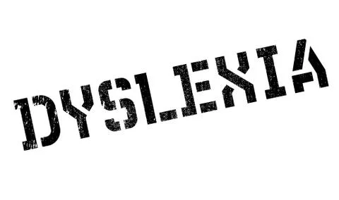 Dyslexia rubber stamp Stock Illustration