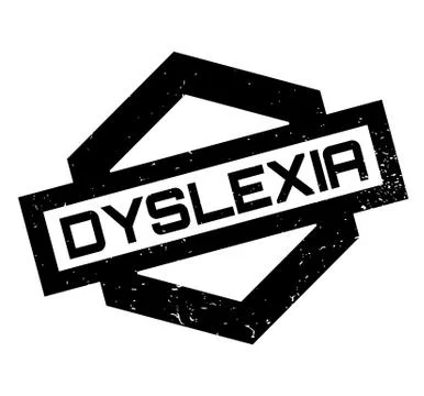 Dyslexia rubber stamp Stock Illustration