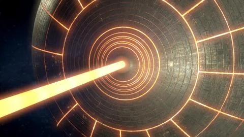 Dyson Sphere 3D Concept Stock Illustration