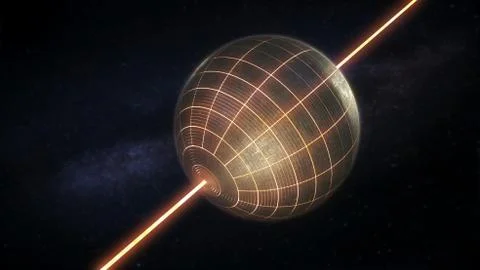 Dyson sphere Stock-Illustration