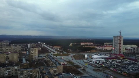 Dzerzhinsk townscape Stock Footage 74428820