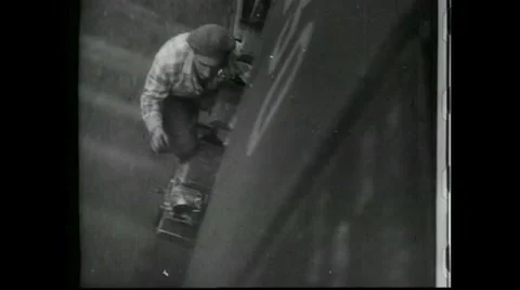 Dziga Vertov - Man with a Movie Camera (1929) Stock Footage