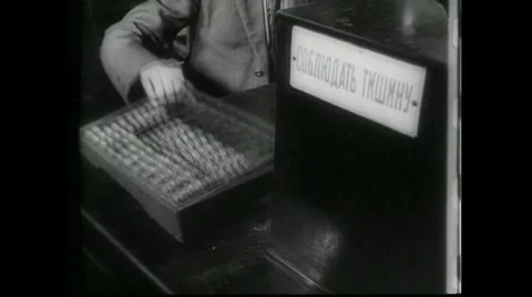 Dziga Vertov - Man with a Movie Camera (1929) Stock Footage