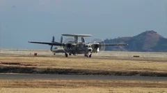 E 2d Advanced Hawkeye Aircrafts At Marin Stock Video Pond5