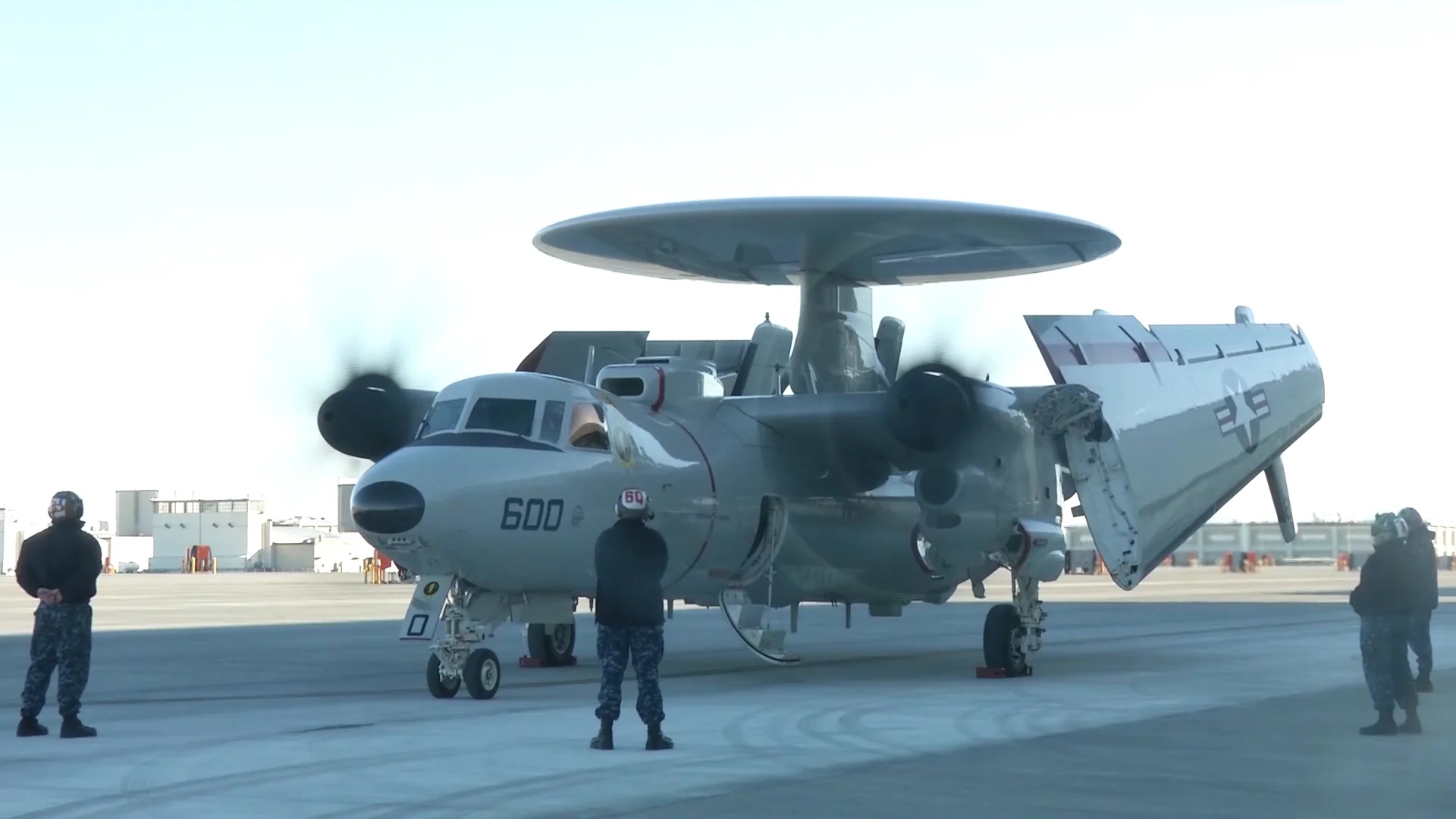 E 2d Advanced Hawkeye Aircrafts At Marin Stock Video Pond5