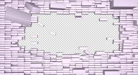 E-3D wallpaper - Abstract cubes  seven Stock Illustration