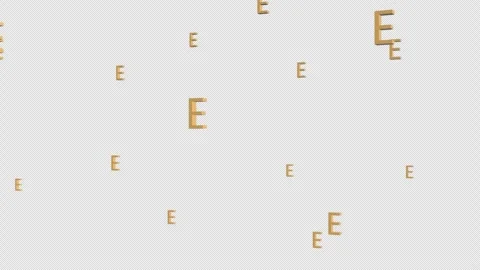 E Alphabet Animation. Stock Footage 316017449