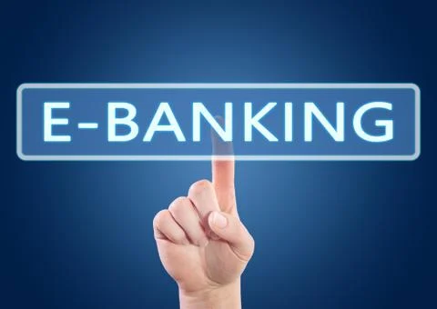 E-Banking Stock Illustration