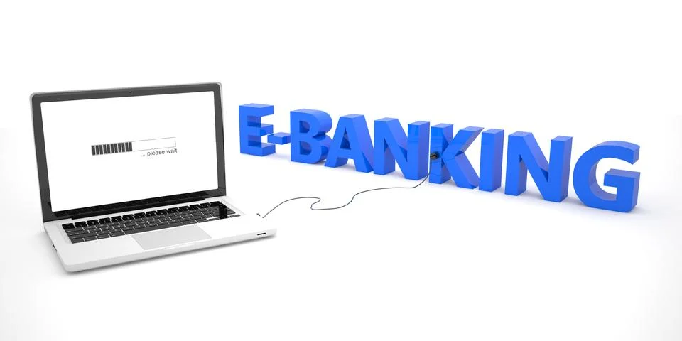 E-Banking Stock Illustration