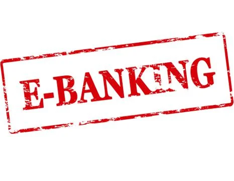E banking Stock Illustration