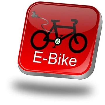 E-Bike Button Stock-Illustration