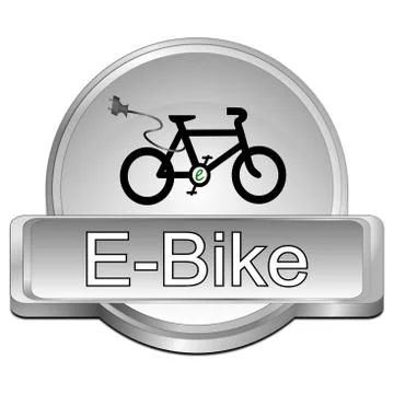 E-Bike Button Stock-Illustration