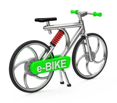 The e-bike Stock Illustration