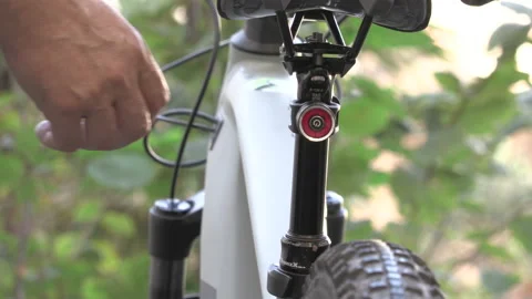 E-bike rear Light Video stock 219861244