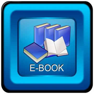 E-Book Button Stock Illustration