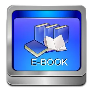 E-Book Button Stock Illustration