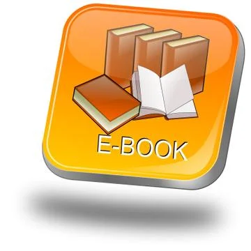 E-Book Button Stock Illustration