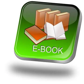 E-Book Button Stock Illustration