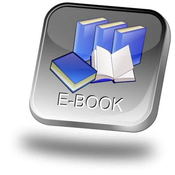 E-Book Button Stock Illustration