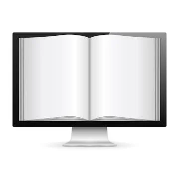 E-Book Concept Stock Illustration