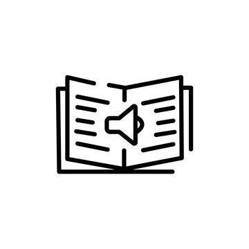 E-book icon design. Audio book icon vector. vector illustration Stock Illustration