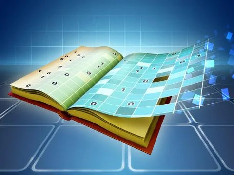 E-book Illustrazione stock