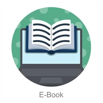 E-Book Stock Illustration