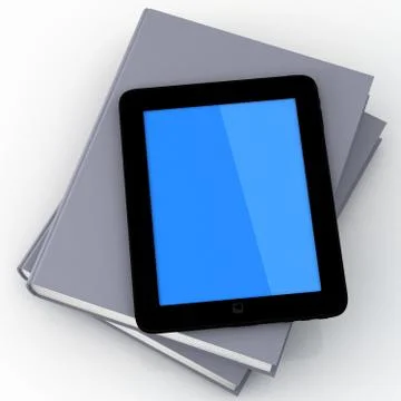 E-book reader Stock Illustration