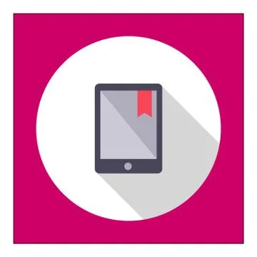 E-book with tab Stock-Illustration