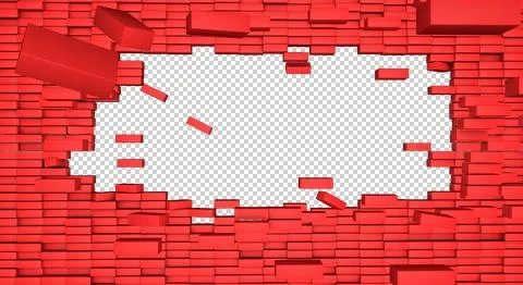 E-breaking.wall-1 Stock Illustration