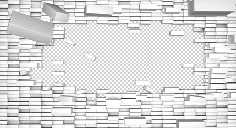 E-breaking.wall-t Stock Illustration
