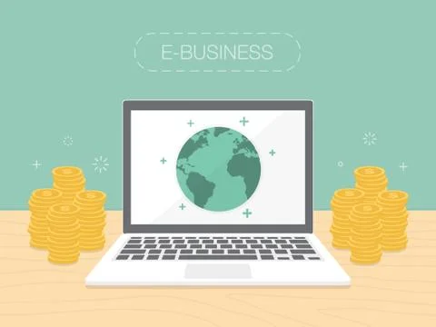 E-Business Stock Illustration