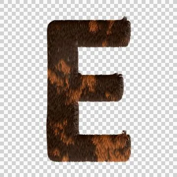 E - Calico fur Stock Illustration