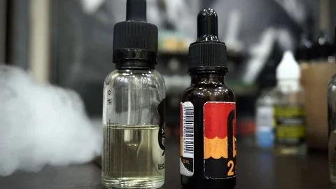 E-cig liquids Stock Footage 74671530
